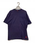 HUMAN MADEヒューマンメイド）の古着「POCKET T-SHIRTS」｜ネイビー