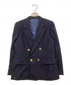 Burberry'sバーバリー）の古着「紺ブレザー ダブル金ボタンジャケット」｜ネイビー