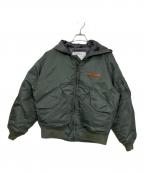 AVIREXアヴィレックス）の古着「WIDE FIT CWU-45P HOODIE」｜カーキ