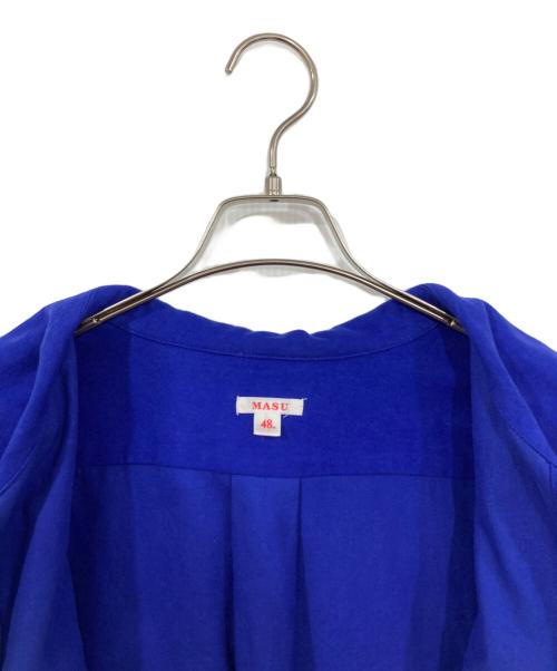 masu（エムエーエスユー）masu (エムエーエスユー) SAILOR HOOD SHIRTS ブルー サイズ:48の古着・服飾アイテム