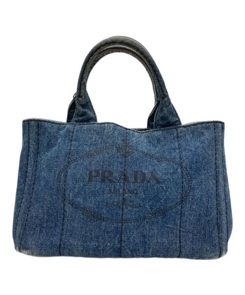 PRADA（プラダ）PRADA (プラダ) カナパデニムハンドバッグ インディゴの古着・服飾アイテム