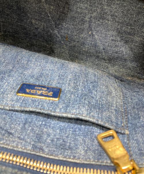 PRADA（プラダ）PRADA (プラダ) カナパデニムハンドバッグ インディゴの古着・服飾アイテム