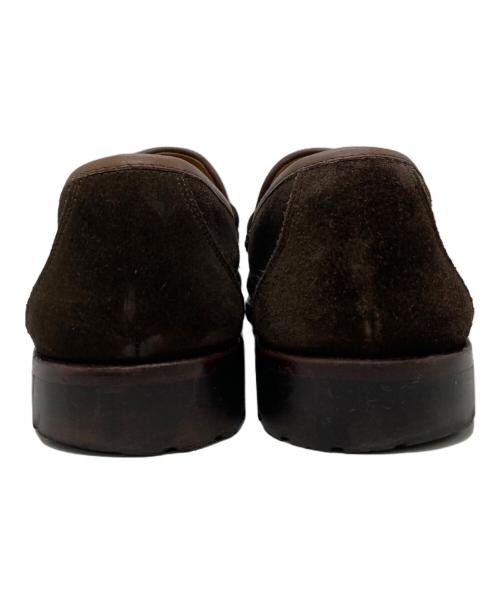 Salvatore Ferragamo（サルヴァトーレ フェラガモ）Salvatore Ferragamo (サルヴァトーレ フェラガモ) ガンチーニスウェードローファー ブラウン サイズ:9の古着・服飾アイテム