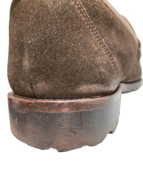 Salvatore Ferragamo（サルヴァトーレ フェラガモ）Salvatore Ferragamo (サルヴァトーレ フェラガモ) ガンチーニスウェードローファー ブラウン サイズ:9の古着・服飾アイテム