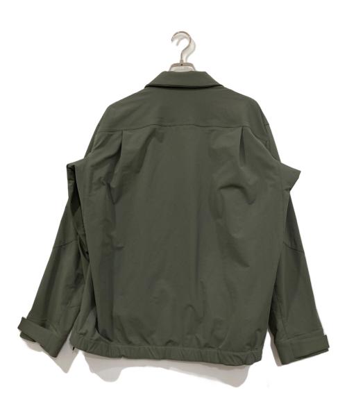 sacai（サカイ）sacai (サカイ) ウォーターレペレントナイロンブルゾン カーキ サイズ:1の古着・服飾アイテム