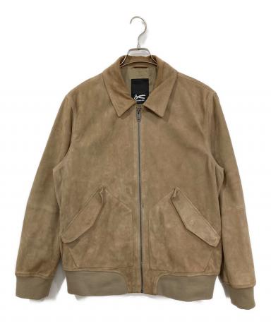定価12万 高級レザー DENHAM スウェードレザージャケット 中古・古着
