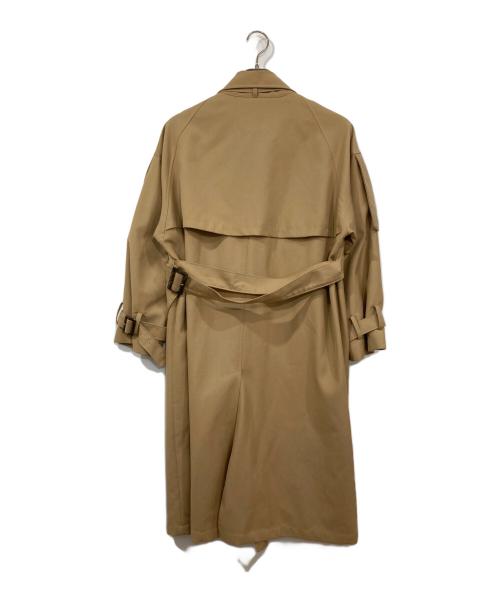 Fano Studios（ファノ ストゥディオズ）Fano Studios (ファノ ストゥディオズ) スタンドカラーダブルブレストトレンチコート ベージュ サイズ:XSの古着・服飾アイテム