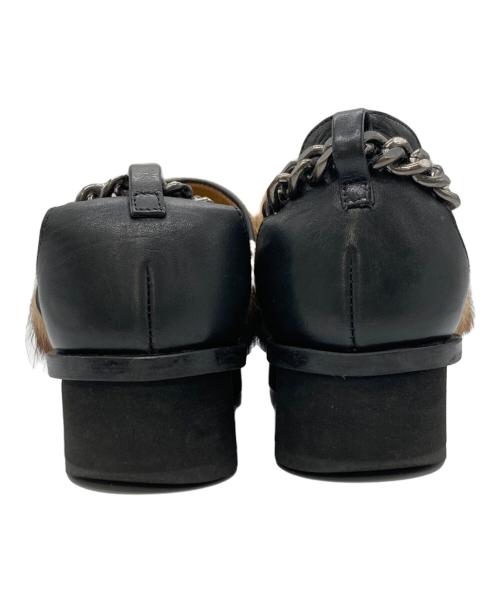 TOGA PULLA（トーガ プルラ）TOGA PULLA (トーガ プルラ) チェーンストラップハラコサンダル ベージュ サイズ:38の古着・服飾アイテム