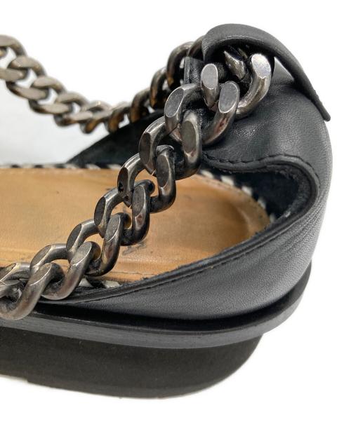 TOGA PULLA（トーガ プルラ）TOGA PULLA (トーガ プルラ) チェーンストラップハラコサンダル ベージュ サイズ:38の古着・服飾アイテム