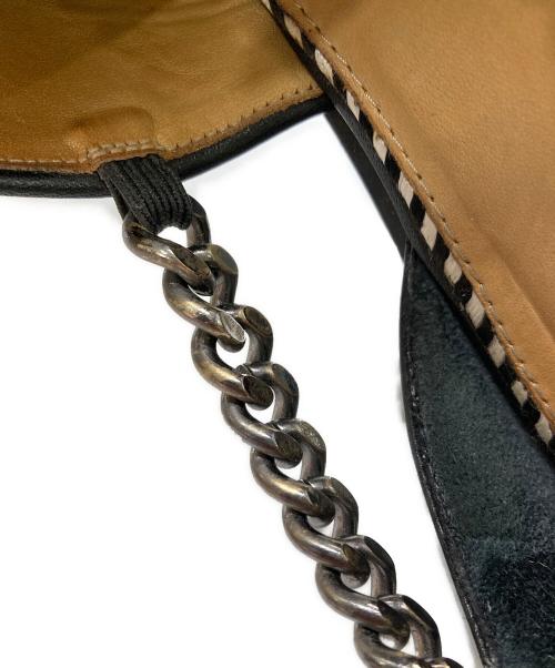 TOGA PULLA（トーガ プルラ）TOGA PULLA (トーガ プルラ) チェーンストラップハラコサンダル ベージュ サイズ:38の古着・服飾アイテム