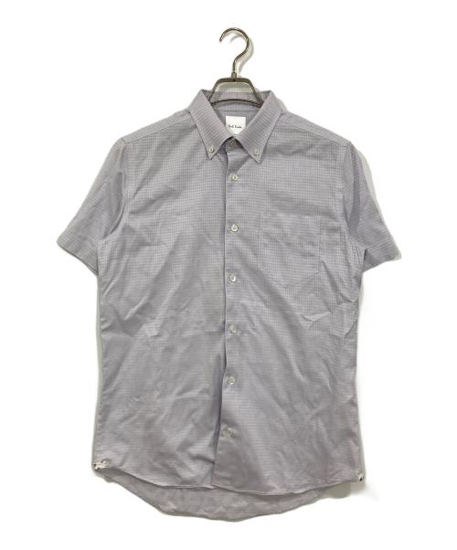 PAUL SMITH（ポールスミス）PAUL SMITH (ポールスミス) 半袖シャツ パープル サイズ:Lの古着・服飾アイテム