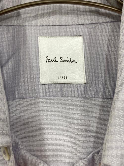 PAUL SMITH（ポールスミス）PAUL SMITH (ポールスミス) 半袖シャツ パープル サイズ:Lの古着・服飾アイテム
