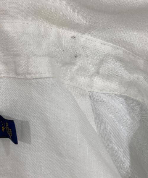 POLO RALPH LAUREN（ポロ・ラルフローレン）POLO RALPH LAUREN (ポロ・ラルフローレン) リネンシャツ ホワイト サイズ:Sの古着・服飾アイテム
