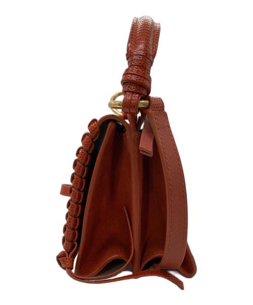 SEE BY CHLOE（シーバイクロエ）SEE BY CHLOE (シーバイクロエ) 型押し2WAYバッグ レッドの古着・服飾アイテム