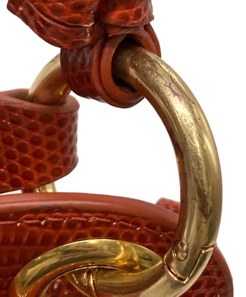 SEE BY CHLOE（シーバイクロエ）SEE BY CHLOE (シーバイクロエ) 型押し2WAYバッグ レッドの古着・服飾アイテム