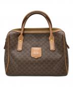 CELINEセリーヌ）の古着「マカダム柄ミニボストンバッグ」｜ブラウン