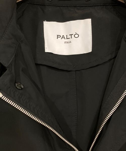 PALTO（パルト）PALTO (パルト) ステンカラーコート ブラック サイズ:48の古着・服飾アイテム