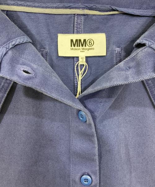 MM6 Maison Margiela（エムエムシックスメゾンマルジェラ）MM6 Maison Margiela (エムエムシックスメゾンマルジェラ) フロントボタンデニムスカート ネイビー サイズ:44の古着・服飾アイテム