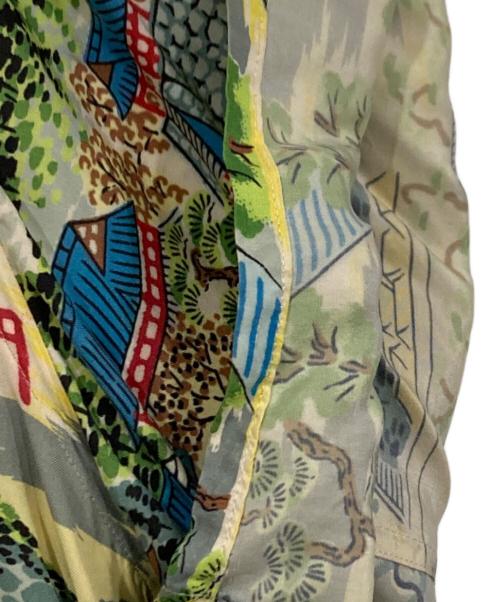 SUN BROS & CO（サンブロス アンド カンパニー）SUN BROS & CO (サンブロス アンド カンパニー) 50's和柄アロハシャツ グリーン サイズ:実寸サイズ参照の古着・服飾アイテム