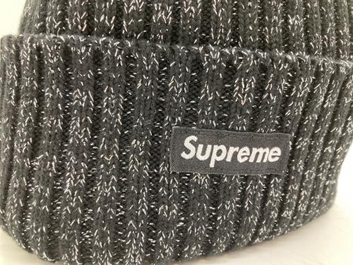 SUPREME（シュプリーム）Supreme (シュプリーム) 25SS Overdyed Beanie Metallic ブラックの古着・服飾アイテム