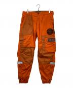 AVIREXアヴィレックス）の古着「COMBINATION HELI PANT TEST PILOT」｜オレンジ