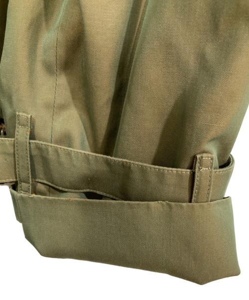 Burberry's（バーバリー）Burberry's (バーバリーズ) ノヴァチェックライナー付玉虫トレンチコート オリーブ サイズ:7AB2の古着・服飾アイテム