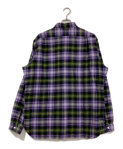 POLO RALPH LAUREN（ポロ・ラルフローレン）POLO RALPH LAUREN (ポロ・ラルフローレン) フランネルシャツ パープル×グリーン サイズ:XLの古着・服飾アイテム