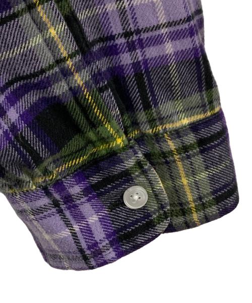 POLO RALPH LAUREN（ポロ・ラルフローレン）POLO RALPH LAUREN (ポロ・ラルフローレン) フランネルシャツ パープル×グリーン サイズ:XLの古着・服飾アイテム