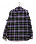 POLO RALPH LAUREN (ポロ・ラルフローレン) フランネルシャツ パープル×グリーン サイズ:XL：6000円