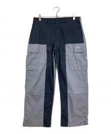 flagstuff（フラグスタフ）の古着「2TONE CARGO TROUSERS」｜ネイビー×グレー