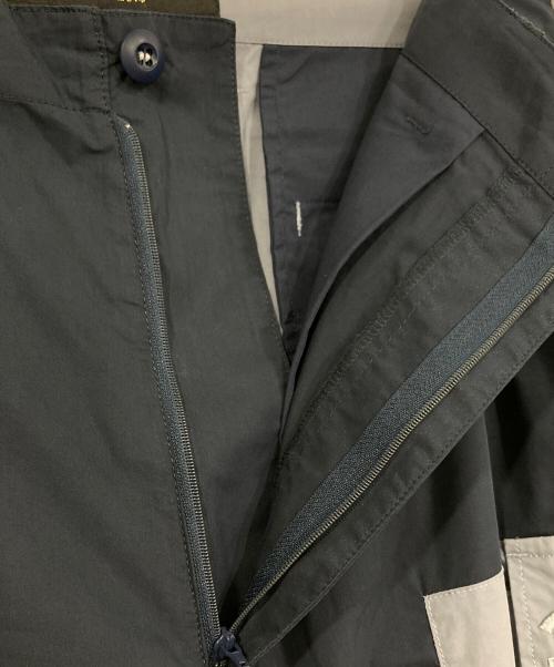flagstuff（フラグスタフ）FLAGSTUFF (フラグスタフ) 2TONE CARGO TROUSERS ネイビー×グレー サイズ:Lの古着・服飾アイテム