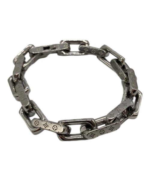 LOUIS VUITTON（ルイ ヴィトン）LOUIS VUITTON (ルイ ヴィトン) ブレスレット・モノグラム チェーン シルバーの古着・服飾アイテム