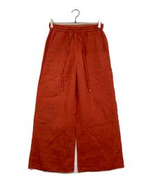 IENA（イエナ）の古着「麻シーチングイージーパンツ」｜オレンジ