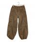 LOUNIE（ルーニー）の古着「パラシュートパンツ」｜ブラウン