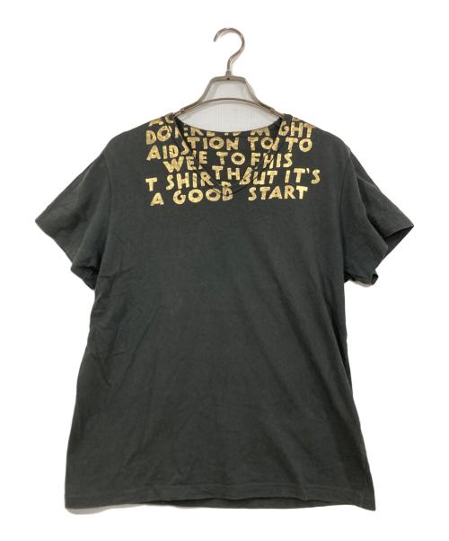 MARTIN MARGIELA（マルタン・マルジェラ）MARTIN MARGIELA (マルタン・マルジェラ) エイズtシャツ ブラック サイズ:Ⅿの古着・服飾アイテム