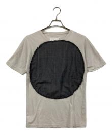 MARTIN MARGIELA（マルタン・マルジェラ）の古着「切替デザインTシャツ」｜ベージュ×グレー