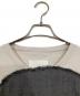 Martin Margiela (マルタン・マルジェラ) 切替デザインTシャツ ベージュ×グレー サイズ:38：24000円