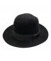 Saint Laurent Paris（サンローランパリ）の古着「RABIT REAL FURFELT WOOL FEDORA HAT」｜ブラック