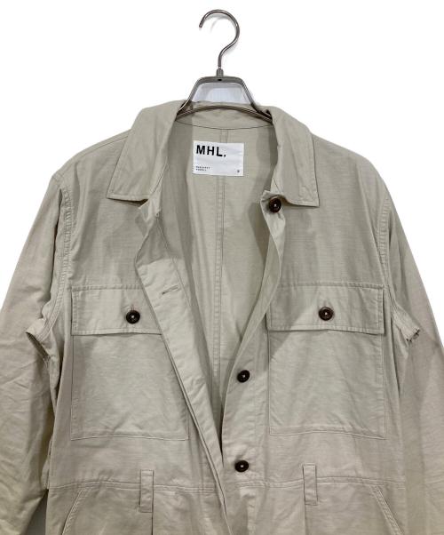 MHL（エムエイチエル）MHL (エムエイチエル) COTTON LINEN OXFORD ベージュ サイズ:2の古着・服飾アイテム