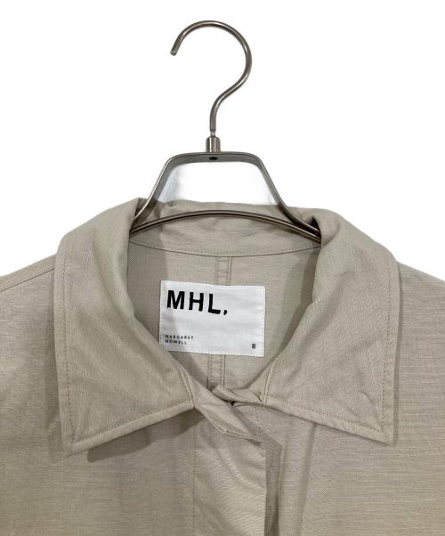 MHL（エムエイチエル）MHL (エムエイチエル) COTTON LINEN OXFORD ベージュ サイズ:2の古着・服飾アイテム