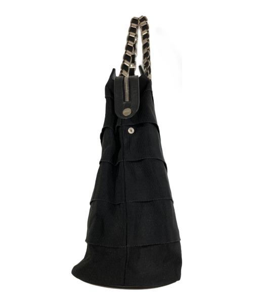 Salvatore Ferragamo（サルヴァトーレ フェラガモ）Salvatore Ferragamo (サルヴァトーレ フェラガモ) ヴァラチェーントートバッグ ブラックの古着・服飾アイテム