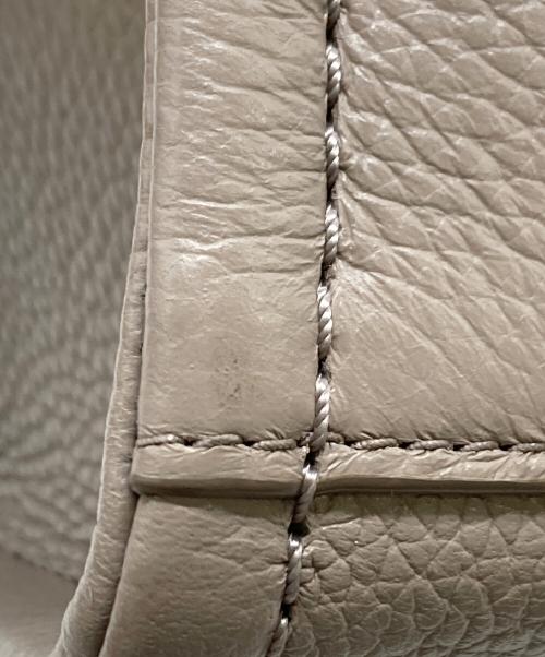 MARC JACOBS（マークジェイコブズ）MARC JACOBS (マークジェイコブス) THE LEATHER SMALL TOTE BAG グレーの古着・服飾アイテム