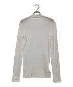 Whim Gazetteウィムガゼット）の古着「シアーフライスタートルネックプルオーバー」｜ホワイト