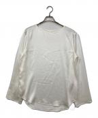 Drawing Numbersドローイングナンバーズ）の古着「サテンボートブラウス」｜ホワイト