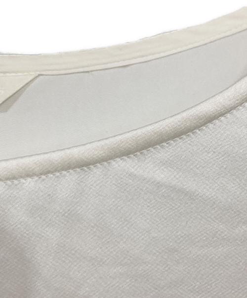 Drawing Numbers（ドローイングナンバーズ）Drawing Numbers (ドローイングナンバーズ) サテンボートブラウス ホワイト サイズ:38の古着・服飾アイテム