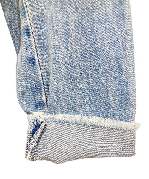 Whim Gazette（ウィムガゼット）Whim Gazette (ウィムガゼット) DENIMノーカラージャケット インディゴ サイズ:FREEの古着・服飾アイテム