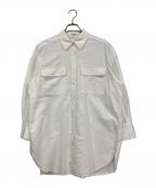 Whim Gazetteウィムガゼット）の古着「オックスワンウォッシュシャツ」｜ホワイト