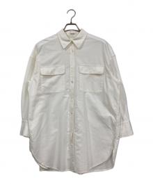 Whim Gazette（ウィムガゼット）の古着「オックスワンウォッシュシャツ」｜ホワイト