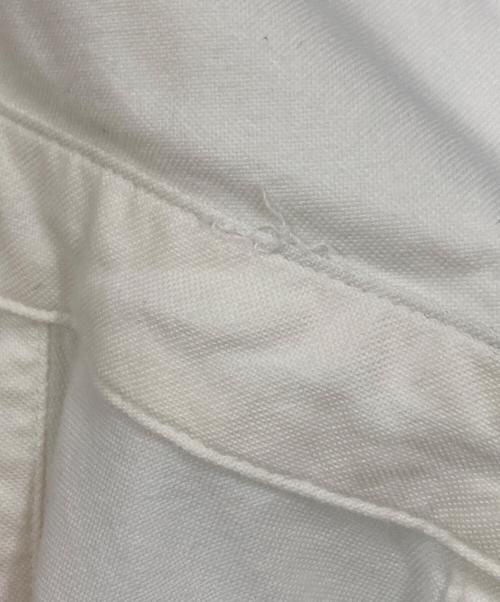 Whim Gazette（ウィムガゼット）Whim Gazette (ウィムガゼット) オックスワンウォッシュシャツ ホワイト サイズ:FREEの古着・服飾アイテム