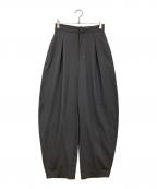 formeフォルメ）の古着「CURVED PANTS」｜グレー